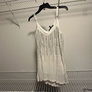 White Black Market Tang Top